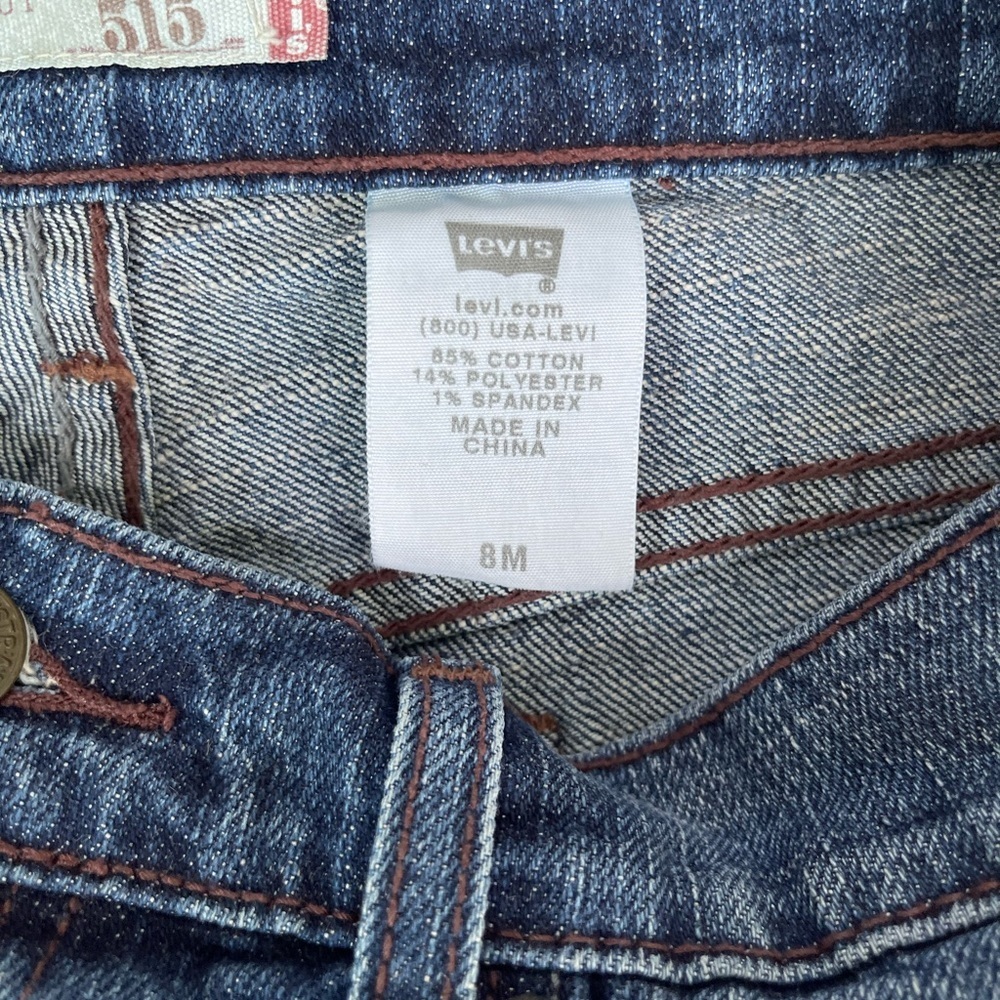 LEVIS Bootcut 515 classic jeans-size 8M - Picture 7 of 8
